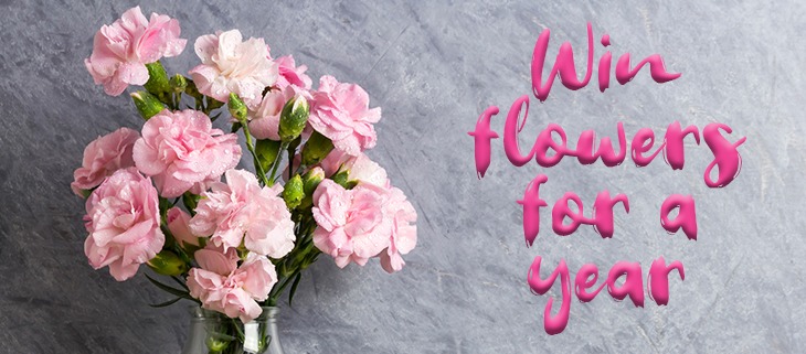 Win Flowers For A Year