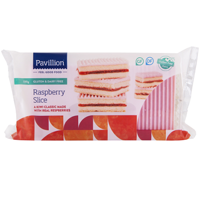 Gluten Free Raspberry Slice - Coupland's Bakeries