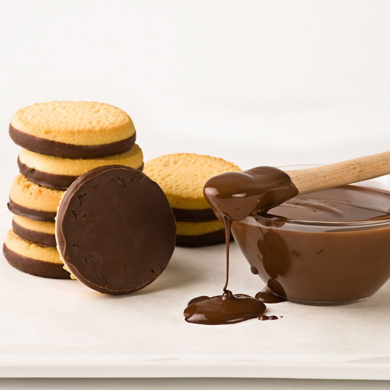 Choc Shortbread Biscuits 12pk Coupland's Bakeries