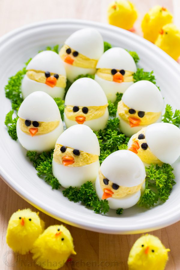 Easter Recipe Deviled Egg Chicks Couplands Bakeries