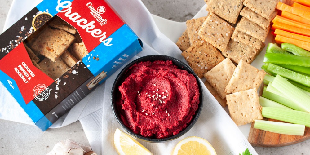 Hearty Winter Beetroot Chickpea Hummus