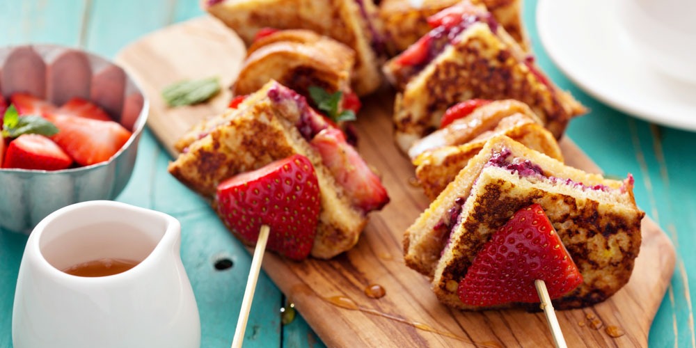 Stuffed French Toast Skewers