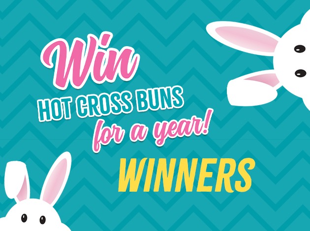 Our Hot Cross Buns For A Year Winners!
