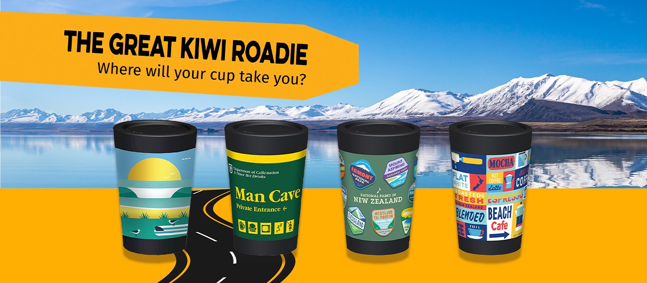 All about Our Great Kiwi Roadie Coffee Cups