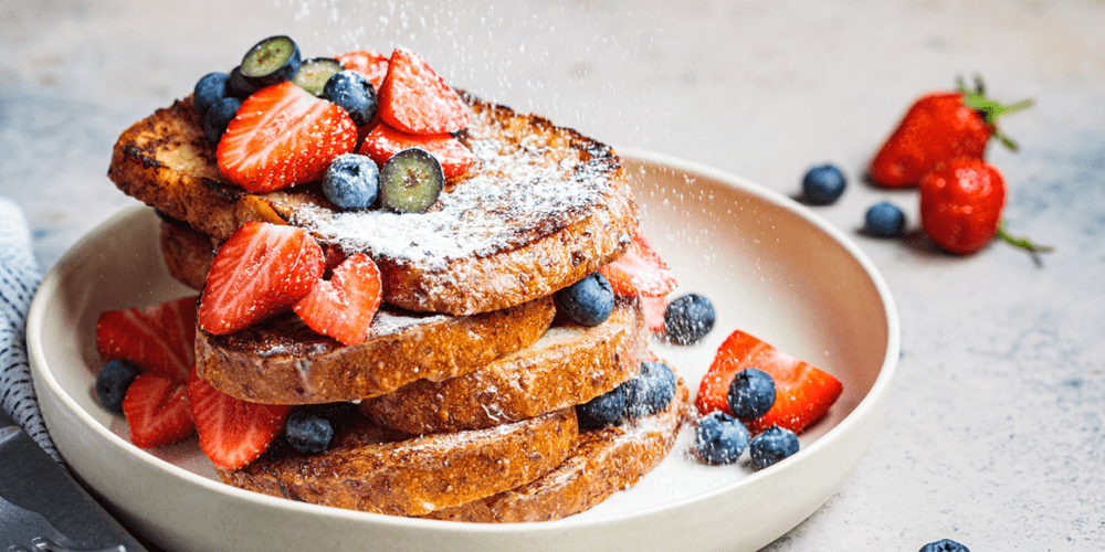 Spicy Fruit Loaf French Toast