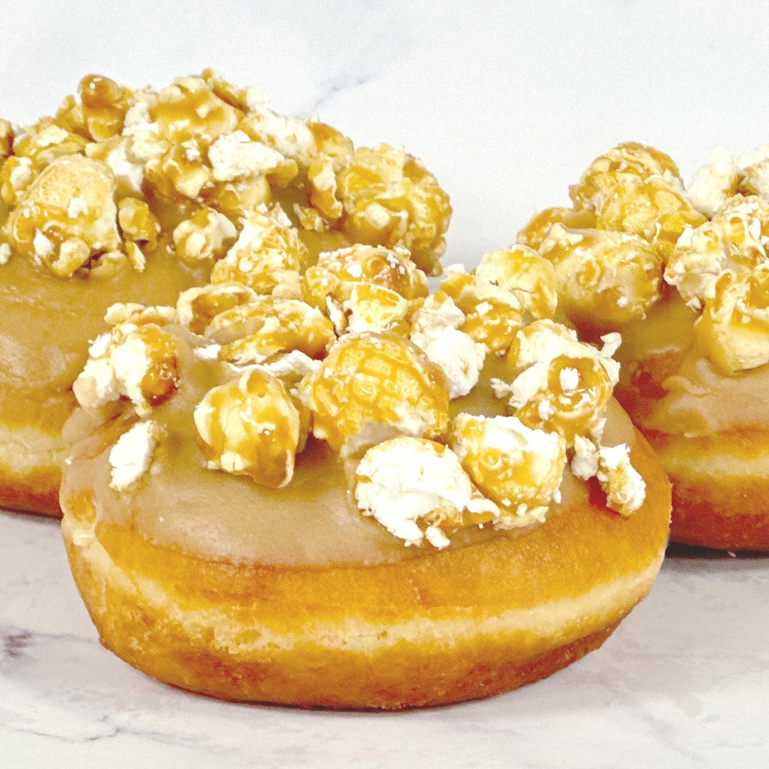 Caramel Popcorn Donut Coupland's Bakeries