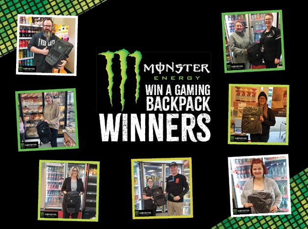 Win A Monster Gaming Backpack Winners 2023