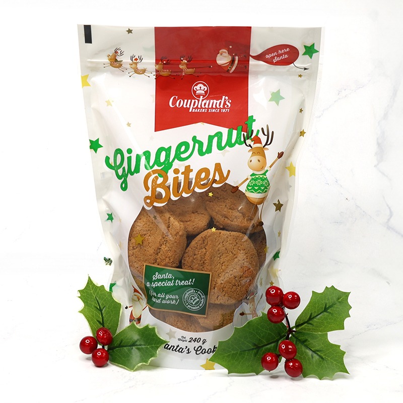 Christmas Santa’s Cookies Gingernut Bites