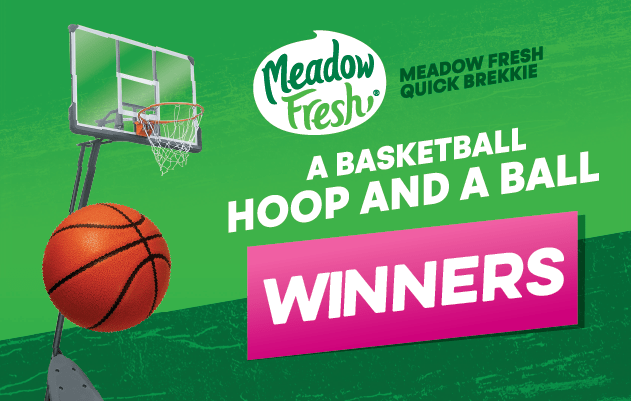 Meadow Fresh Quick Brekkie Basketball Hoop Winners 2025