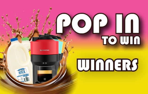 Pop in to Win Winners 2025