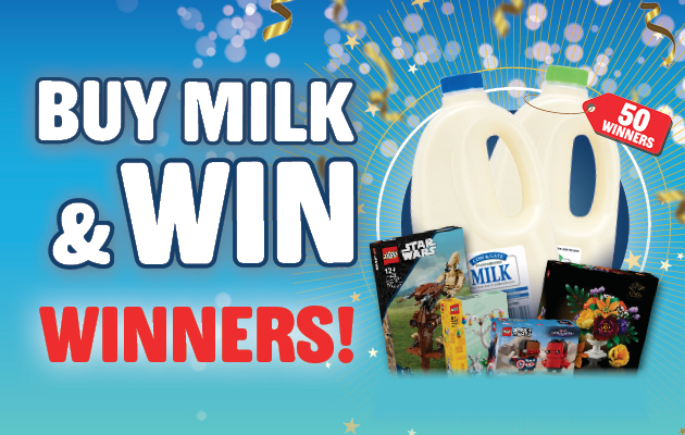 Buy Milk & Win Promotion Winners!