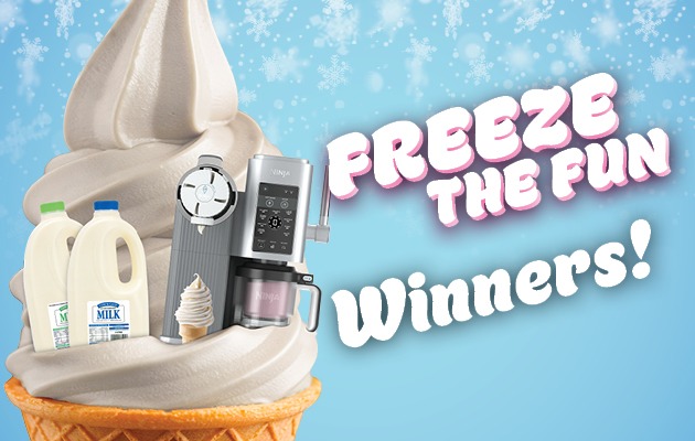 Freeze the Fun Promotion Winners!